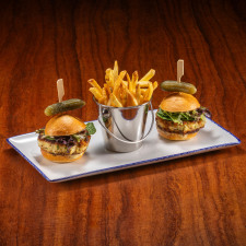 Food Photography of Crab Cake Sliders and Friesinside Treasure Island Casino for Yacht Club Restaurant Food Photography of Crab Cake Sliders and Friesinside Treasure Island Casino for Yacht Club Restaurant