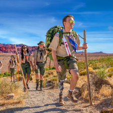 Group Portrait of Boy Scouts of America vicinity or Red Rock NRA Group Portrait of Boy Scouts of America vicinity or Red Rock NRA